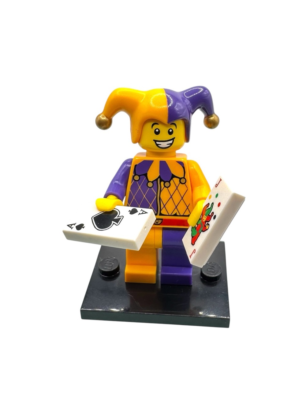 LEGO Minifigures Series 12 Jester Clown Minifigure with Playing Cards Complete